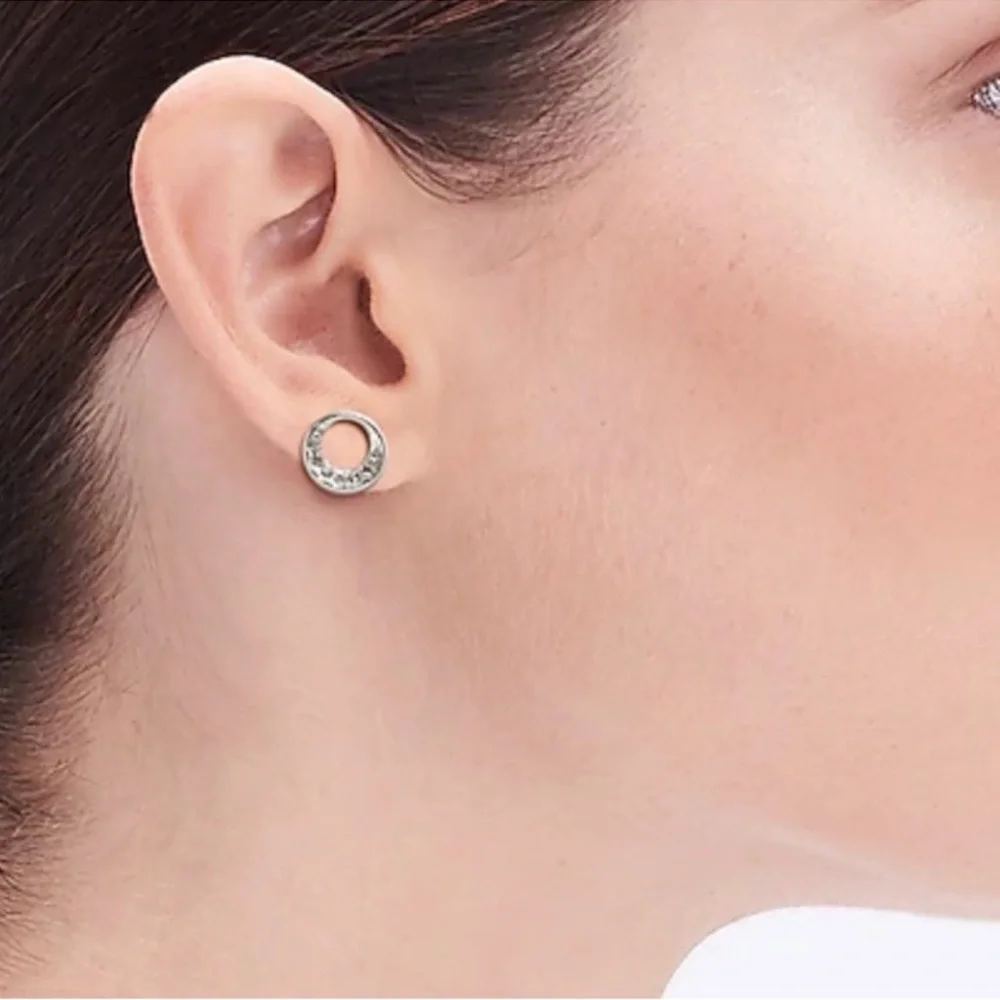 Boutique | Earrings | Circular with Clear Stones - Picture 1 of 6